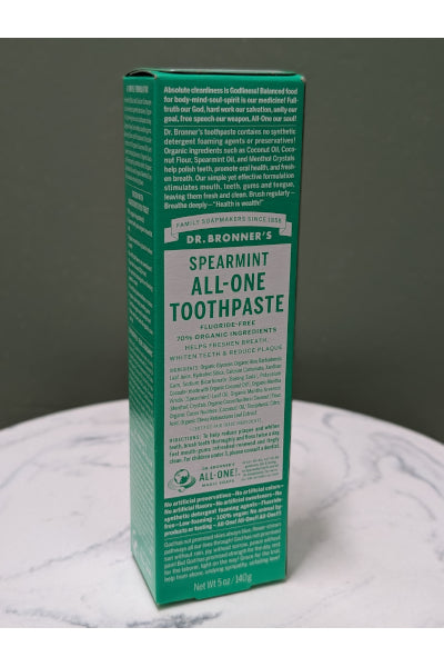 DR BRONNER'S TOOTHPASTE SPEARMINT 140G