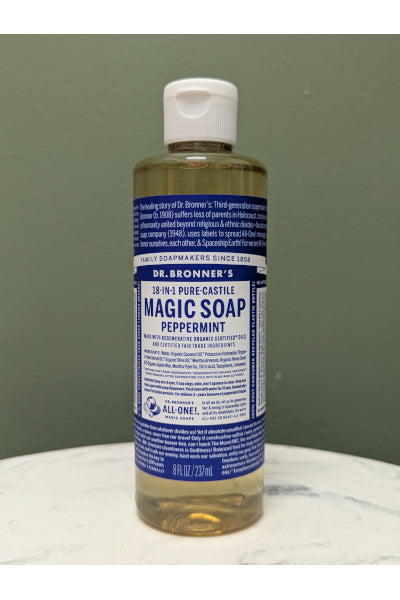DR BRONNER'S CASTILE SOAP P/MINT 237ML