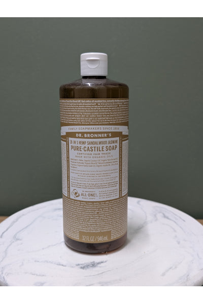 DR BRONNER'S CASTILE SOAP SAND/JAS 946ML