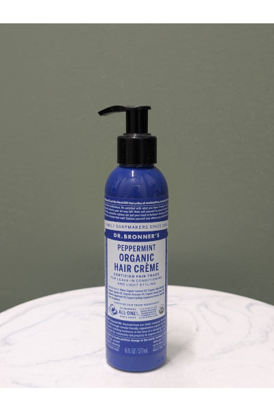 DR BRONNER'S HAIR CREME P/MINT 178ML