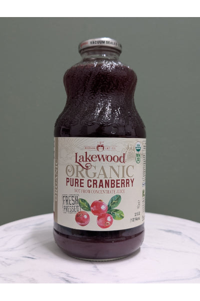 LAKEWOOD CRANBERRY JUICE ORG 946ML