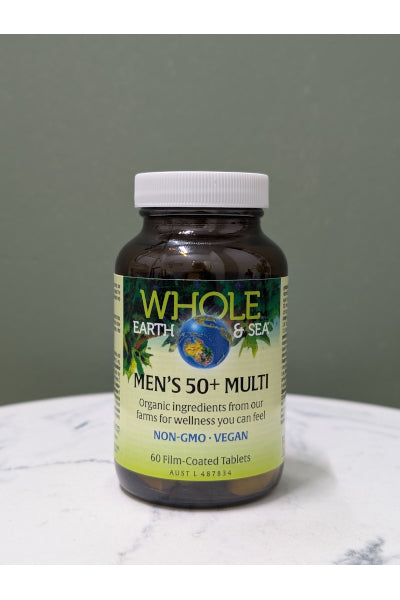 WHOLE EARTH MEN'S 50  PLUS MULTI 60TABS