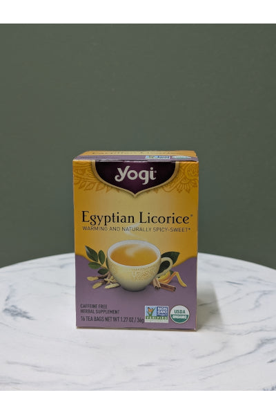 YOGI EGYPTIAN LICORICE 16 T/B