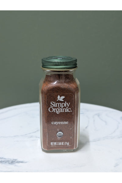 SIMPLY ORGANIC CAYENNE PEPPER 82G