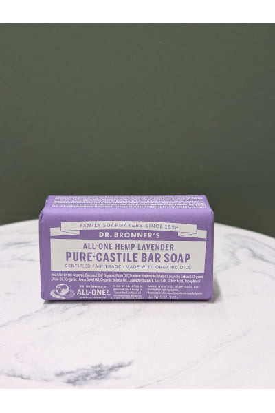 DR BRONNER'S LAVENDER SOAP 140G