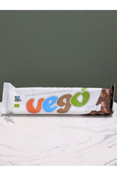VEGO HAZELNUT CHOC BAR 150GM