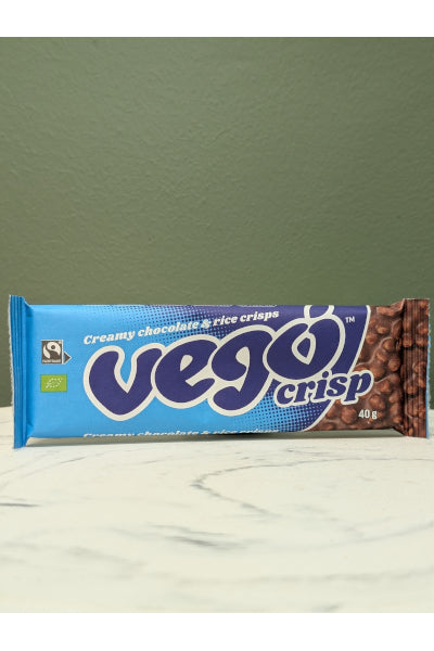 VEGO CRISP CHOCOLATE BAR 40GM