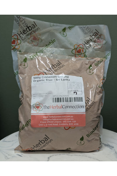 ORGANIC CINNAMON GROUND 500G