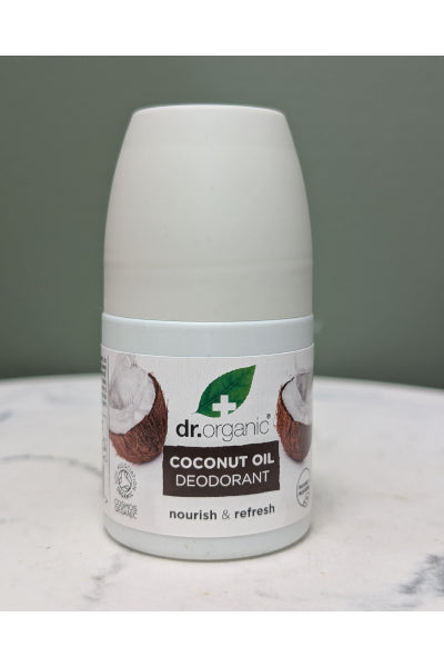 DR ORG DEODERANT COCONUT ROLL ON 50ML