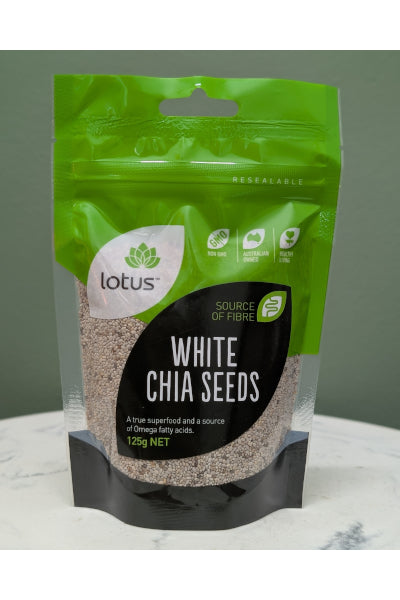 LOT CHIA SEEDS WHITE 125GM