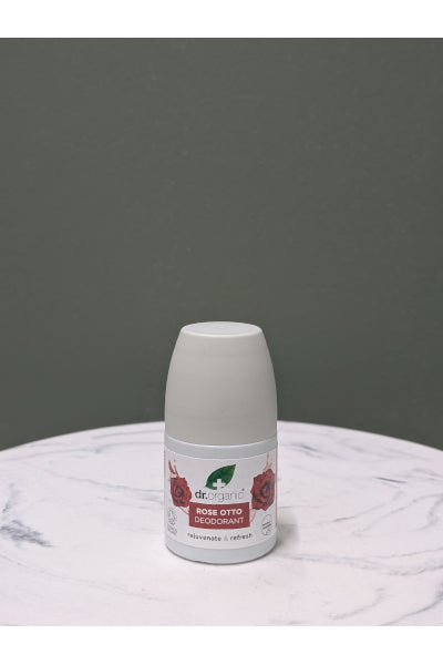 DR ORG ROSE OTTO DEODERANT ROLL ON 50ML