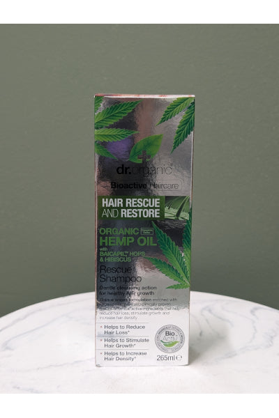 DR ORG HEMP OIL RESCUE SHAMPOO