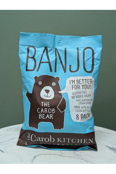 TCK BANJO BEAR 8 PACK CAROB PLAIN