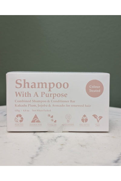 SHAMPOO WITH A PURPOSE CLR TREATED 135G