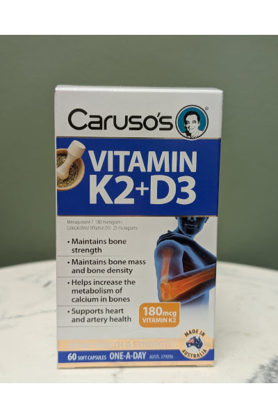 CARUSO'S VITAMIN K2 & D3 60S