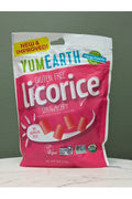 YUM EARTH ORG LICORICE STRAWBERRY 142G