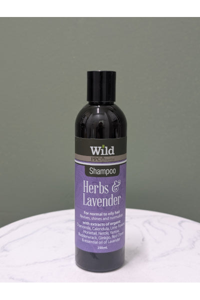 WILD HERBS & LAVENDER SHAMPOO 250ML