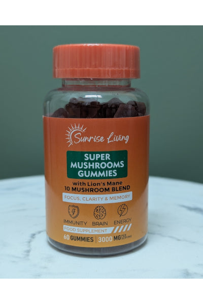 SUNRISE LIVING SUPER MUSHROOM GUMMIES