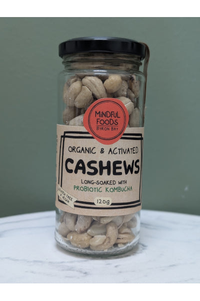 MINDFUL FOODS ORG CASHEWS 120G