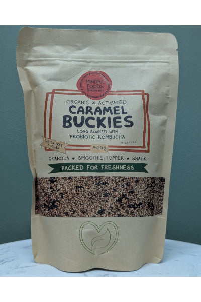 MINDFUL FOODS BUCKIES CARAMEL 400G