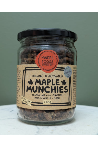 MINDFUL FOODS MAPLE MUNCHIES 220G