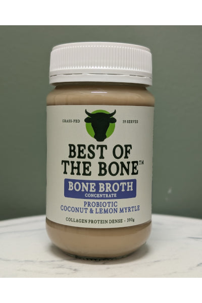 BOTB BONE BROTH PROBIO LEMON MYRTLE 390G