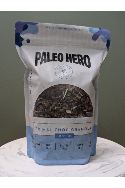 PALEO HERO PRIMAL CHOC GRANOLA 750G