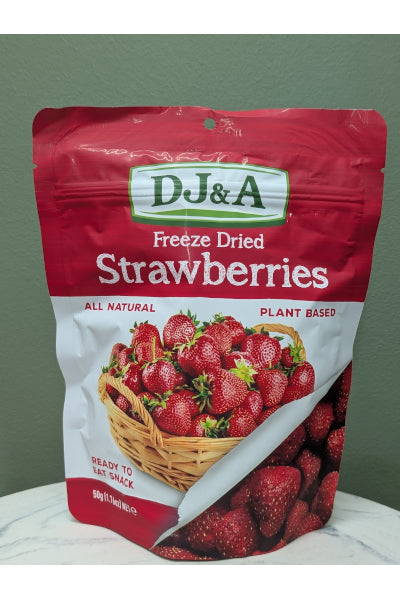 DJ & A FREEZE DRIED STRAWBERRIES 50G