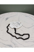 ZB AMBER BABY NECKLACE CHERRY RAW 32CM