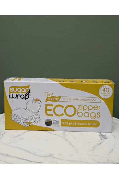 SUGARWRAP ECO ZIPPER BAG SMALL 40PK
