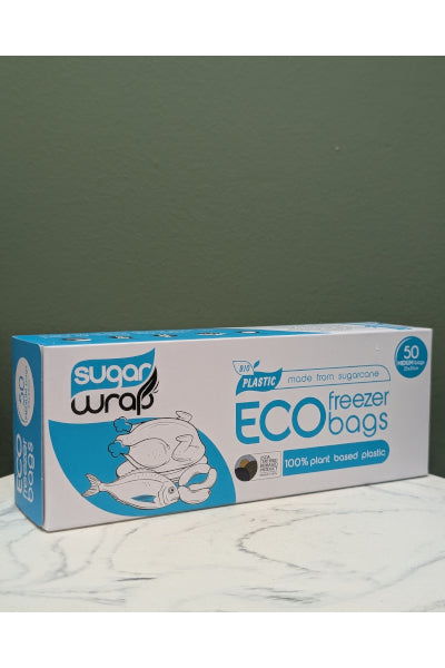 SUGARWRAP ECO FREEZER BAG MEDIUM 50PK