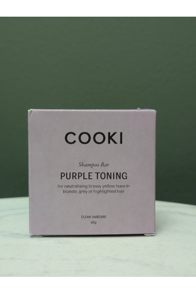 COOKI PURPLE TONING SHAMPOO BAR 65G