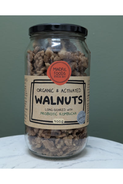 MINDFUL FOODS WALNUTS ORG & ACT 400GM