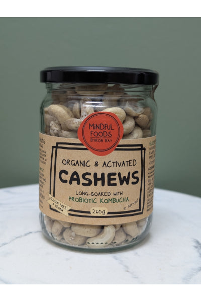 MINDFUL FOODS CASHEWS ORG & ACT 260GM