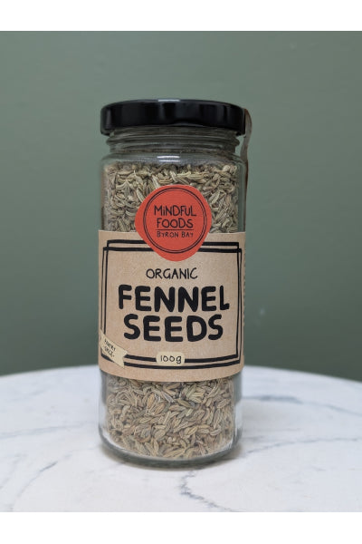 MINDFUL FOODS FENNEL SEEDS ORG 100GM