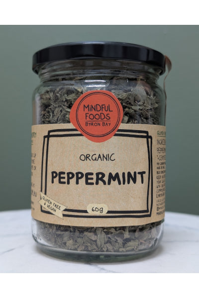 MINDFUL FOODS PEPPERMINT ORG 60GM
