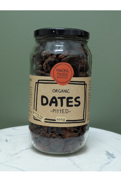 MINDFUL FOODS DATES PITTED ORG 600GM