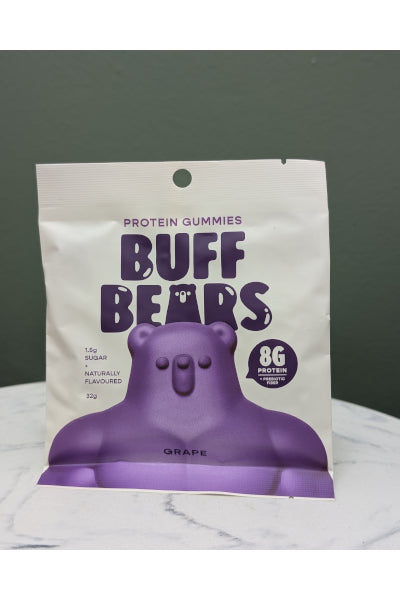 BUFF BEARS PROTEIN GUMMIES GRAPE 32G