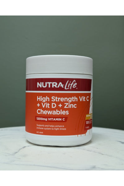 N/L HIGH VIT C VIT D & ZINC CHEW 120T