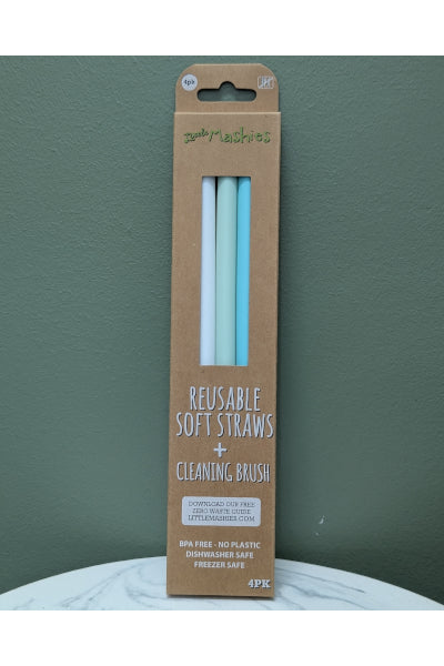 LITTLE MASHIES REUSABLE SILICONE STRAW 4