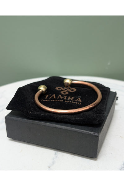 TAMRA COPPER BRACELET PLAIN ROUND