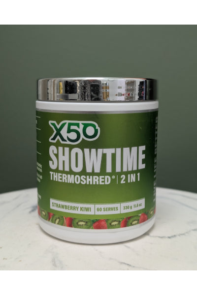 X50 SHOWTIME THERMO 330G STRAW KIWI