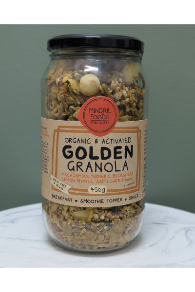 MINDFUL FOODS ORG GOLDEN GRANOLA 450G