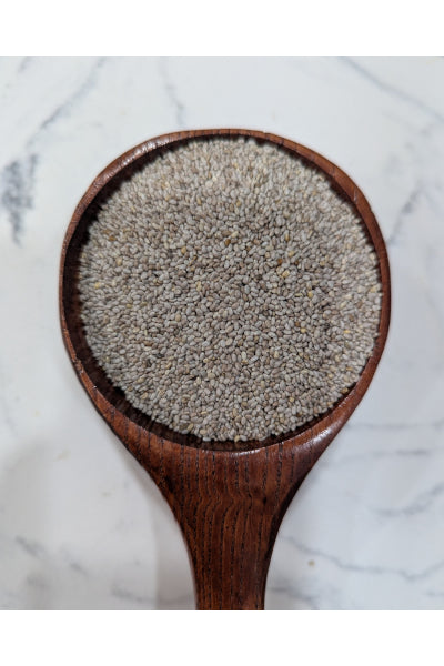 BULK ORG CHIA SEEDS WHITE 250GM