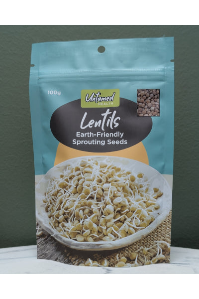 UNTAMED LENTIL SPROUTING SEEDS 100G