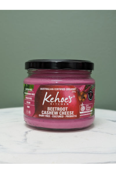 KEHOES ORG CASHEW BEETROOT CHEESE DIP250