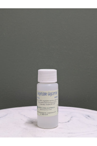 GREEN LIVING AUS VEGETABLE GLYCERINE 50G