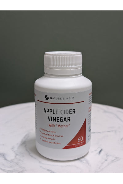 NATURES HELP APPLE CIDER VINEGAR 60C