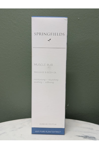 SPRINGFIELDS MUSCLE RUB MASSAGE OIL 200M