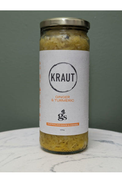 GREEN ST KRAUT GINGER & TURMERIC 430G